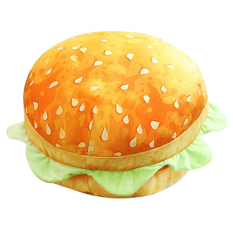 ハンバーガーぬいぐるみ 寝抱き枕 クッション 車用 座椅子 インテリア ふわふわ 癒される 萌え萌え