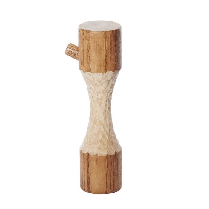 ダンベル 570g 木製 +d ビーバーダンベル 日本製 ヤチダモ オブジェ トレーニング エクササイズ 木目 ナチュラル 北海道 職人 手作り コンパクト ダイエット 女性用 オフィス インテリア