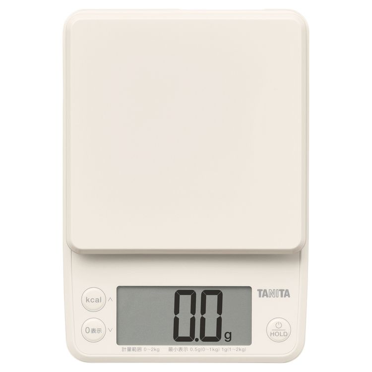 【人気商品】キッチンスケール デジタルスケール はかり デジタルクッキングスケール アイボリー KJ-221-IV