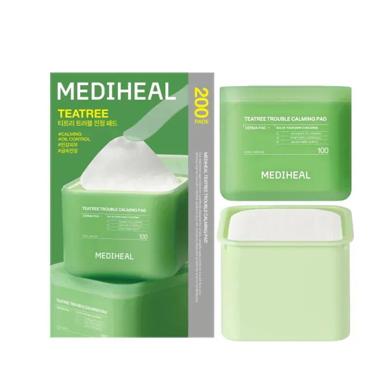 【新品・未使用・未開封】メディヒール ティーツリー 100枚セット Qoo10] メディヒール 【公式】トナーパッド100+100枚（全 : スキンケア