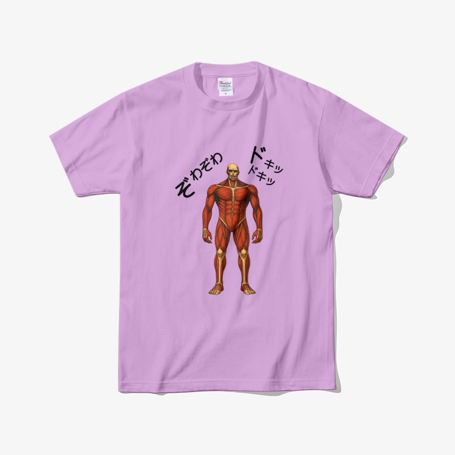 巨人と出会う ポドウグッズ 超大型巨人 Tシャツ 韓国