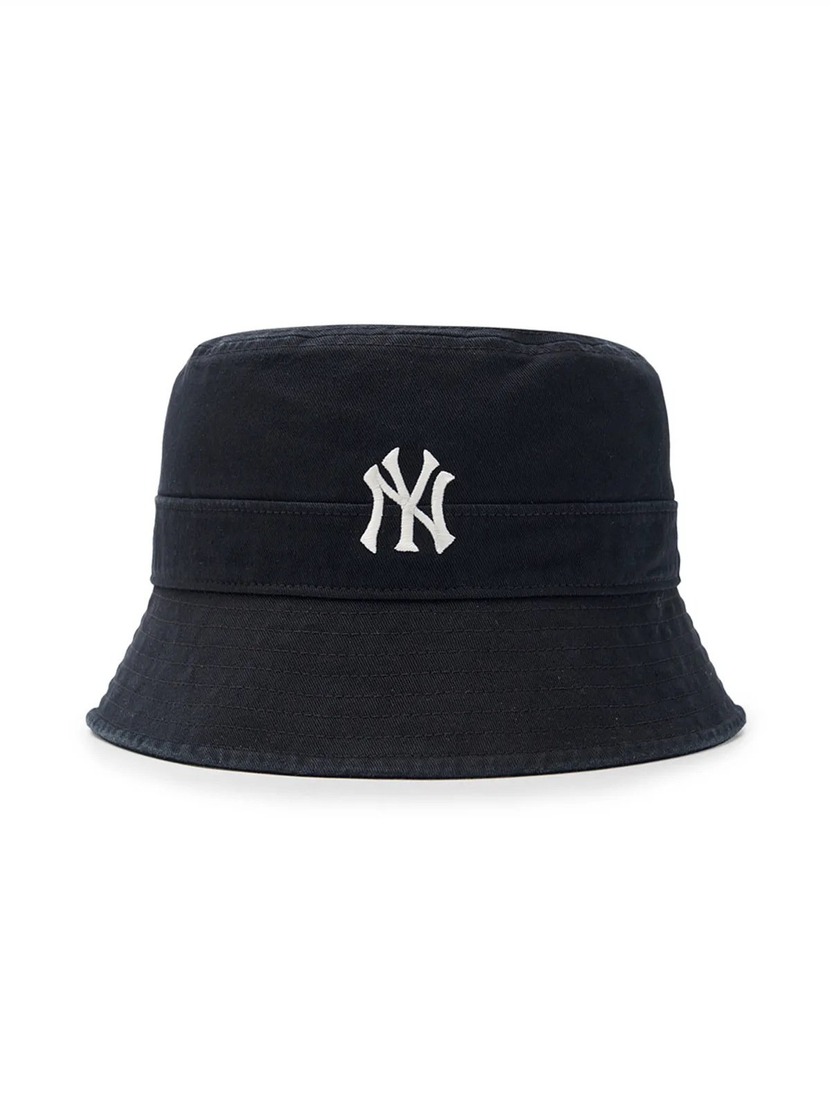 ベーシックワンポイントウォッシングバケットハット NY(Black)