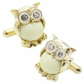 SWANK（スワンク） フクロウのカフス2017（ホワイト） C0124