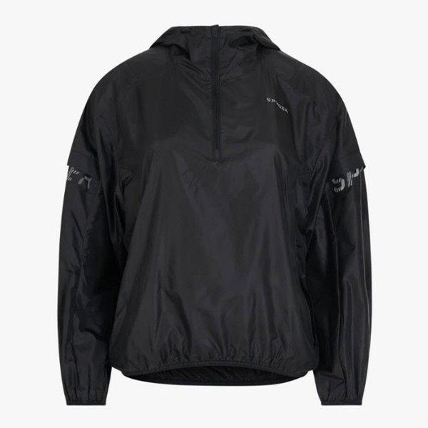 フーディー PQF SPJFCNHD251W-BLK ウーマンズ ランニング パッカブル 軽量 フード