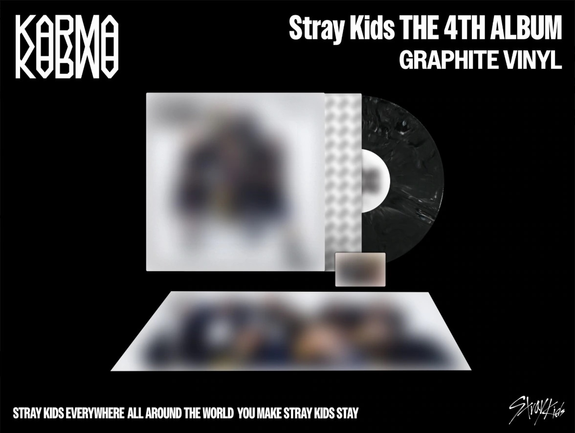 StrayKids KARMA LP盤 GRAPHITE VINYL image.jpg