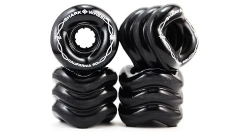 カリフォルニアロールススケートボードホイール 60mm, 78A ブラック