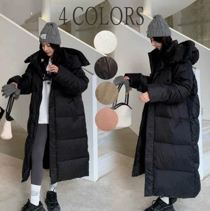 フード付き ダウンコート 中綿コート ダウン 防寒 30代 上品 40代 ロング丈 コート M S レディース OL 防寒着 20代 秋冬 きれいめ 厚手 通勤 韓国風 L アウター シンプル 中綿ジ 4,963円