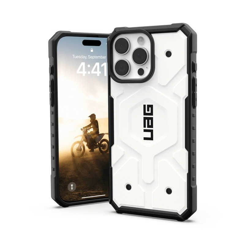 UAG　iPhone 16 Pro Max 耐衝撃ケース MAGSAFE対応 PATHFINDER ホワイト　UAG-IPH24LA-MS-WH