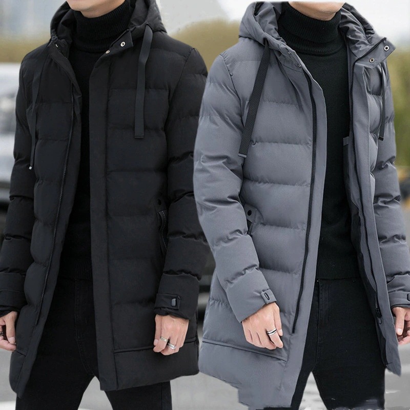 超目玉品中綿コートメンズダウンコートダウンジャケットロングフード付きカジュアル厚アウトドア保温ゆったり着痩せオフィス