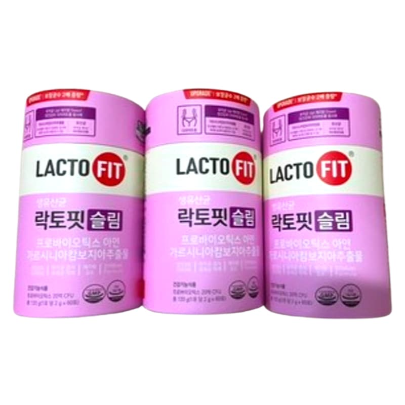 スリム 乳酸菌 120g (60包) ×3 腸活 便通改善 乳酸菌ダイエット 善玉菌 バランス 体内環境ケア 健康習慣 韓国サプリ 人気