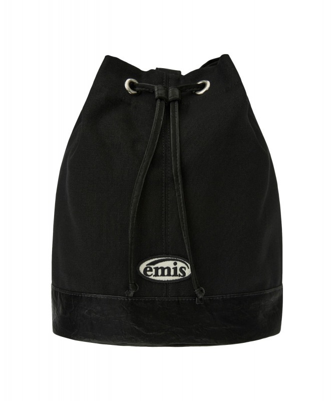 CANVAS MARINE BAG-ALL BLACK
