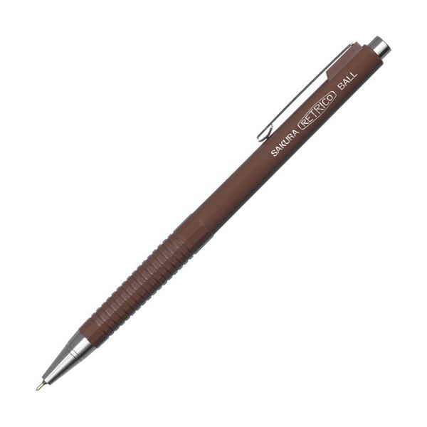 (まとめ) サクラクレパス 油性ボールペン レトリコボール 0.4mm チョコレートブラウン NOB304R#148 1本 (×30セット)