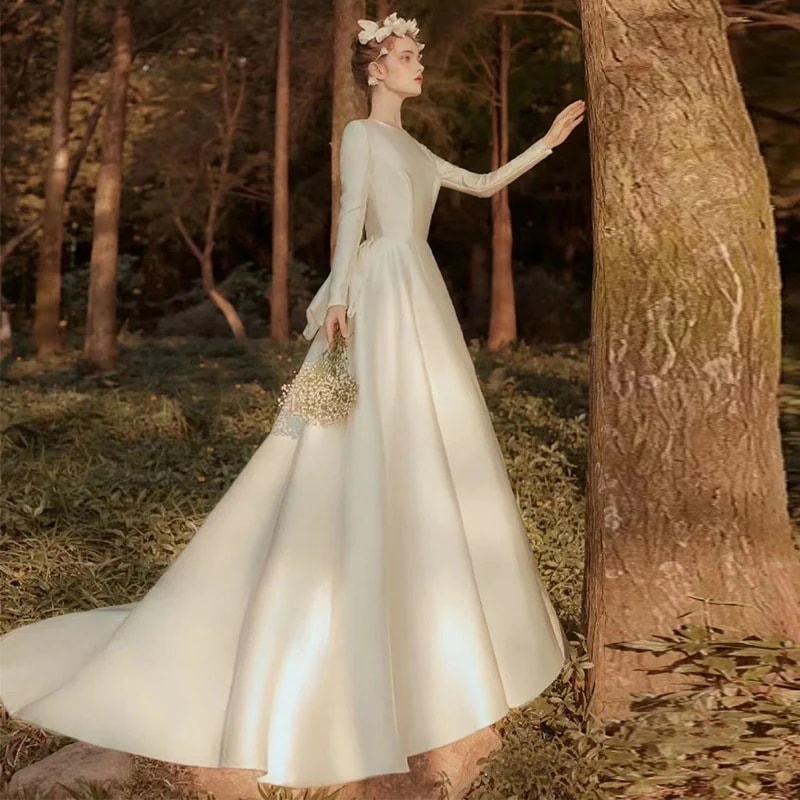 ロングドレス 20 【縁.愛】ウェディングドレス 成人式 ワンピース パーティードレス サイズオーダーメイド可能 メガ割 ウェディング 前撮り 白 お呼ばれ 演奏会 結婚式 二次会 花嫁