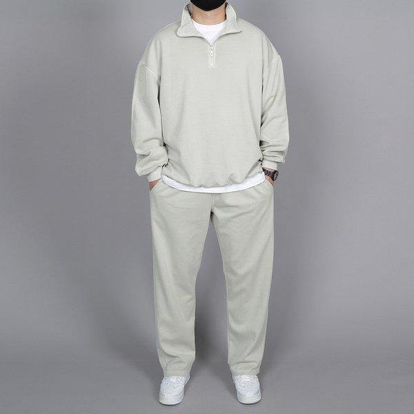 WAL ピグメント チルレックス ハーフジップ チルレックス ロング ワイドパンツ