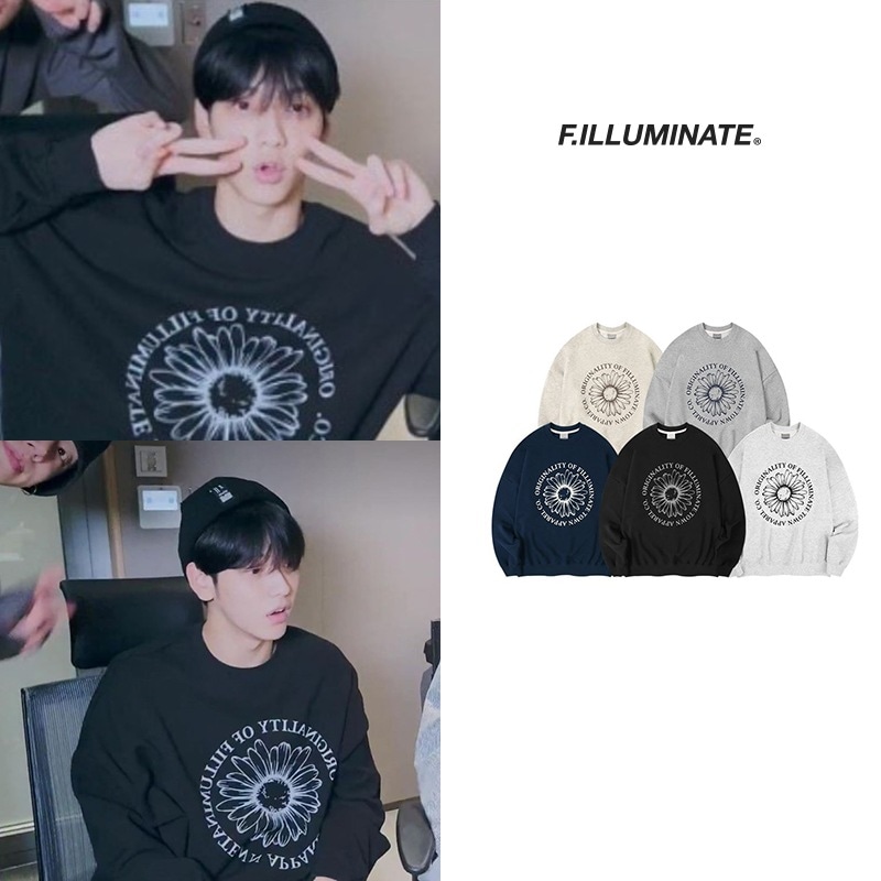 TXT スビン着用】特典付き/正規品 Overfit Bloom Sweat Shirt