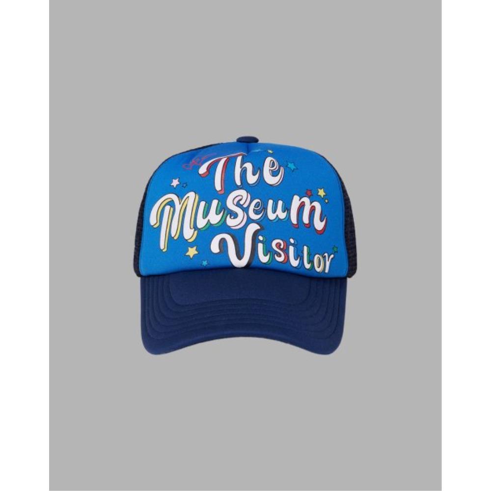 THE MUSEUM VISITOR PARTY LOGO MESH CAP BLUE 09691