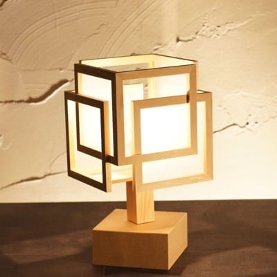 和風照明 和室 スタンドライト 旬 -shun- 白×白 A528-A 新洋電気 手作り おしゃれ 天井照明 強化和紙（ワーロン）