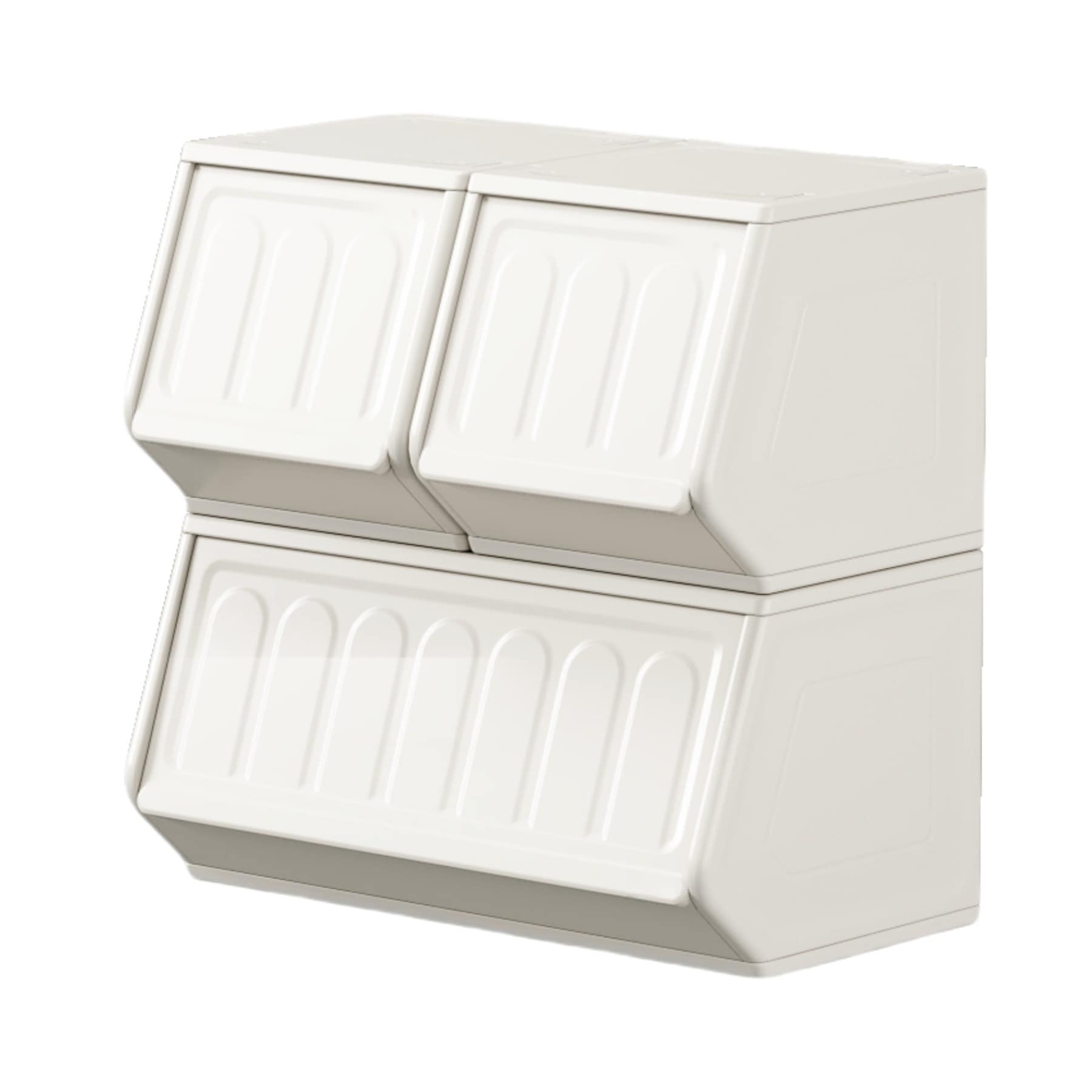 【国内出荷】【3個セット】カラーボックス 扉付き 収納ボックス 積み重ね 前開き 組立簡単 おしゃれ 大容量収納 隠す収納 ジョイントパーツ ズレない 棚 カラーボックス ドア付き おもちゃ箱 収納