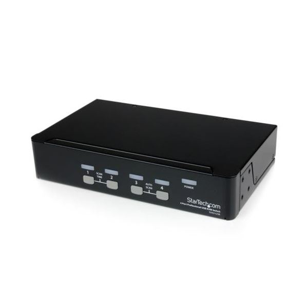 StarTech.com 4ポートシングルVGAディスプレイ対応USB接続KVMスイッチ ブラック SV431USB 1台 26,884円