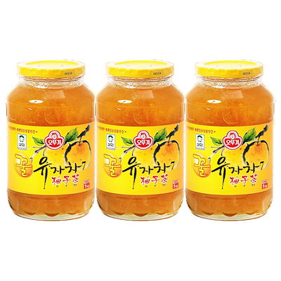 三和はちみつ柚子茶1kg　（3瓶）　ゆず茶1kg　はちみ...のサムネイル