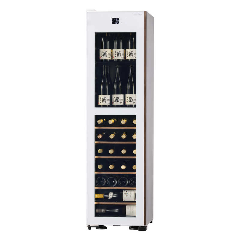 さくら製作所　氷温M5 2温度 日本酒＆ワインセラー ホワイト 左開き GX50DM525-LH-W　GX50DM525LHW（標準設置無料）