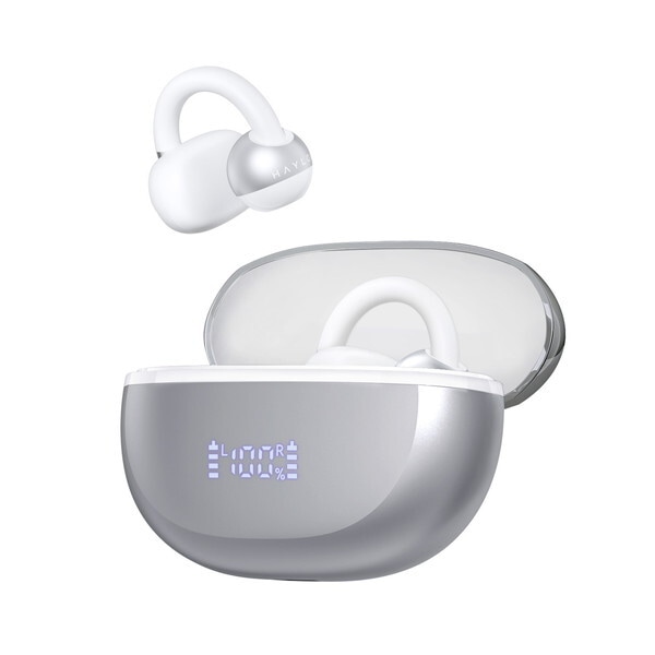 ロア・インターナショナル HL-AFWH ホワイト Haylou Airfree 完全ワイヤレス オープンイヤー型イヤホン (Bluetooth対応)