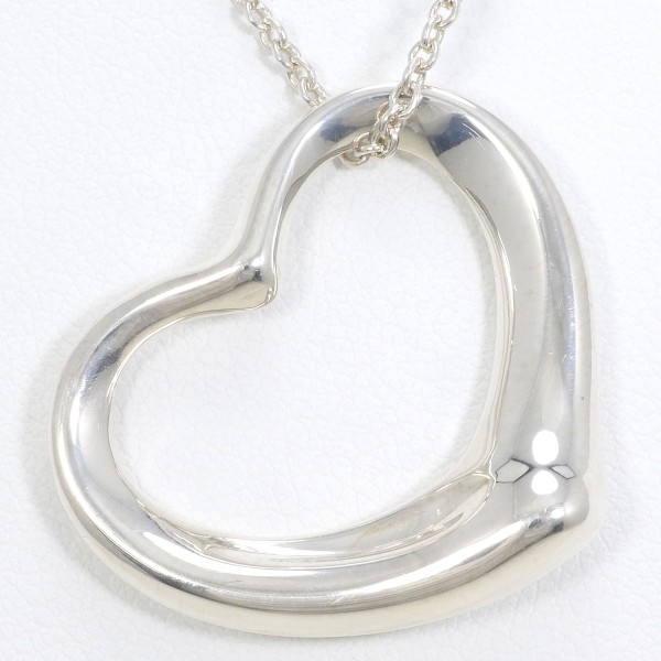 ティファニー オープンハート シルバー ネックレス 総重量約8.5g 約46cm ジュエリー 中古