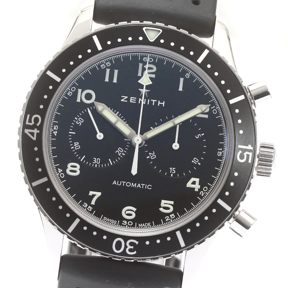 ゼニス ZENITH 03.2240.4069/21.C774 ヘリテージ クロノメトロ TIPO CP-2 世界限定1000本 自動巻き メンズ 箱付き_878857【中古】