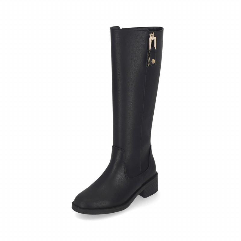 マッツ 女性 ジッパーディテール ロングブーツ 4.5cm LCWL24M34V