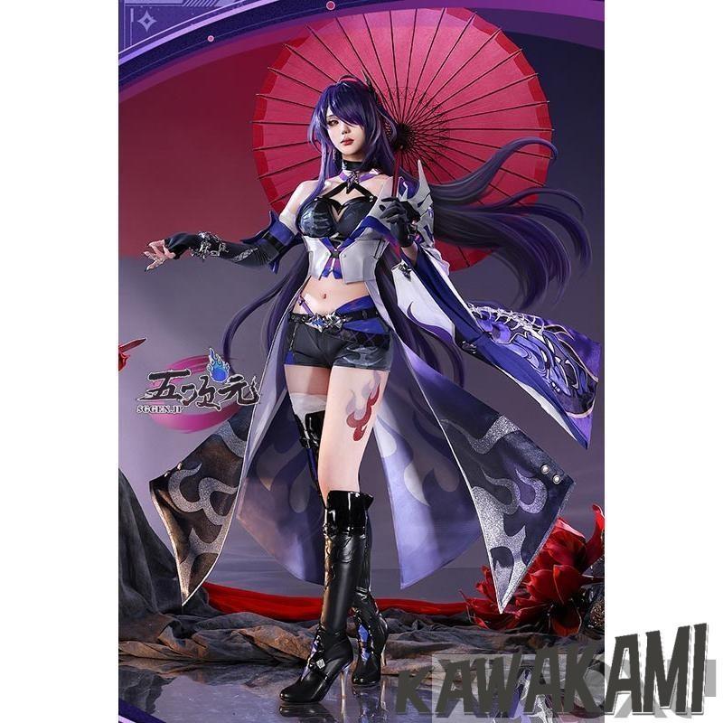 三分妄想　崩壊スターレイル　コスプレ　スタレ　黄泉　衣装　 いしょう ウィッグ　靴　武器　1249