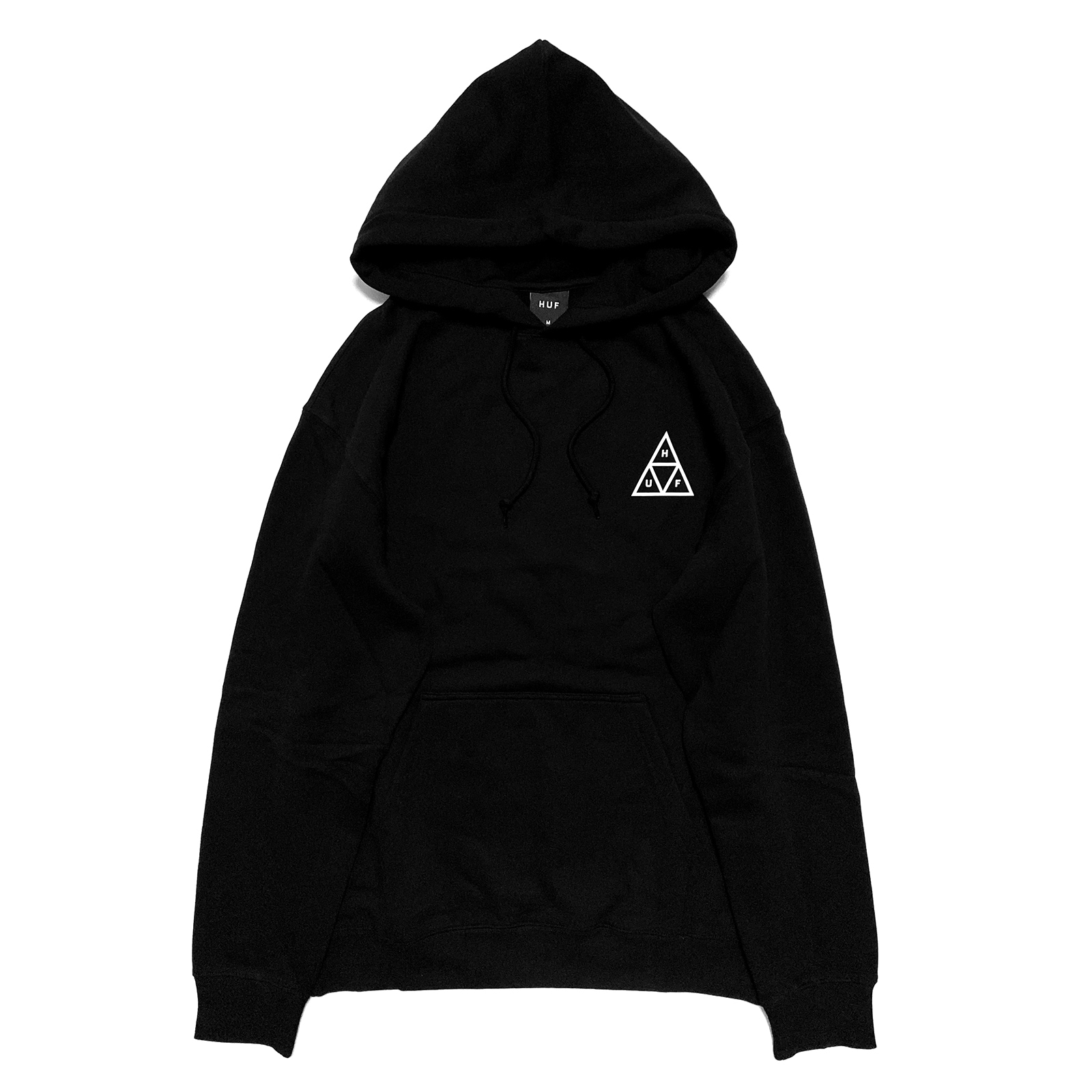 トリプルトライアングルロゴプリントプルオーバーパーカー PF00572