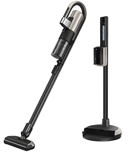 三菱電機 掃除機 コードレス スティッククリーナー ZUBAQ (ズバキュー) 日本製 軽量 自走式 充電スタンド一体型 HC-JD2X-S ウォームシルバー