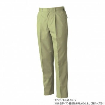 桑和 4449 ワンタックスラックス 79サイズ マスタード（92）