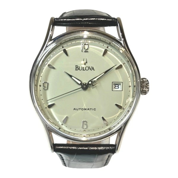 ブローバ クラシック 46091 自動巻 シースルーバッグ 時計 腕時計 メンズ 【中古】