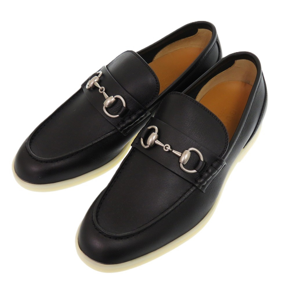 未使用品 ラバーソール ホースビット 782672 靴その他 レザー/ラバー/レザー ブラック 1663【中古】 メンズ