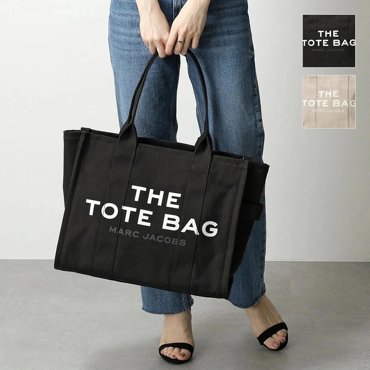 MARC JACOBS マークジェイコブス M0016156 THE TRAVELER TOTE BAG カラー2色 キャンバス トートバッグ ロゴ 鞄 レディ 【mega】