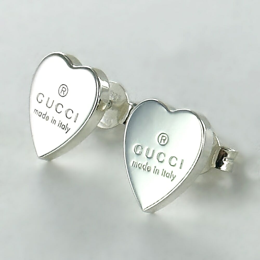 GUCCI グッチ ピアス ハート レディース シルバー925 両耳ピアス シンプル おしゃれ 結婚式 結婚記念日 プレゼント 妻 彼女 誕生日プレゼント 女性 母 お祝い ギフト チェーンネックレス