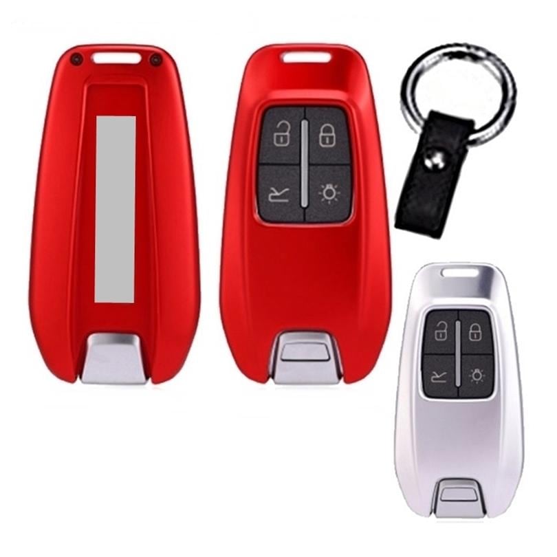 フェラーリ アルミ製 高級 スマートキーケース キーカバー キーホルダー Ferrari 812 ポルトフィーノ GTC4ルッソ 488スパイダー 488GTB F8トリブート 458 588 赤