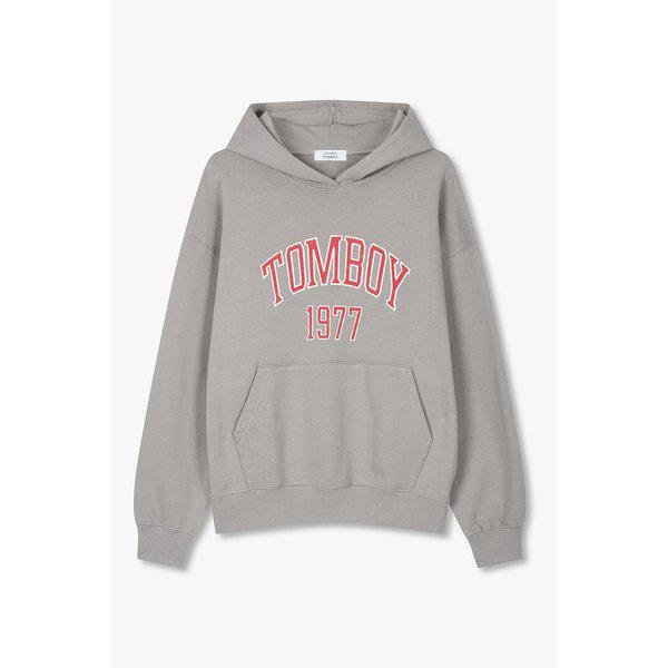 2度レタリングオーバーフィットフードTシャツ 9175322979