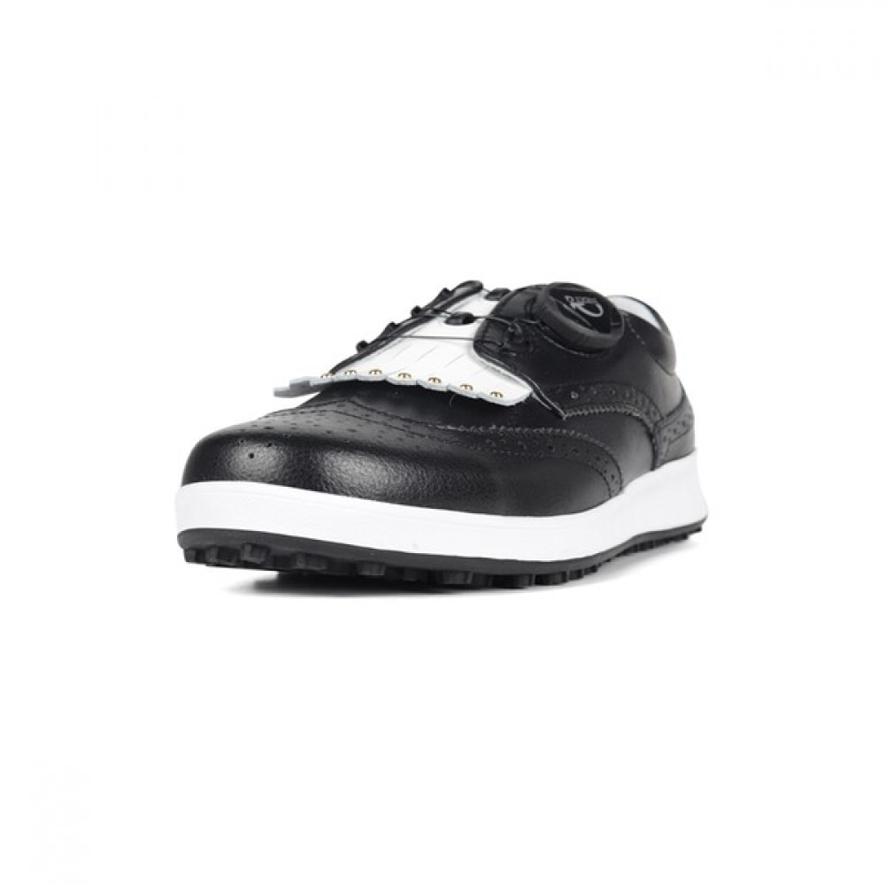 (ラックスゴルフ) スパイクレスレザーハンドメイドゴルフシューズ NQ141