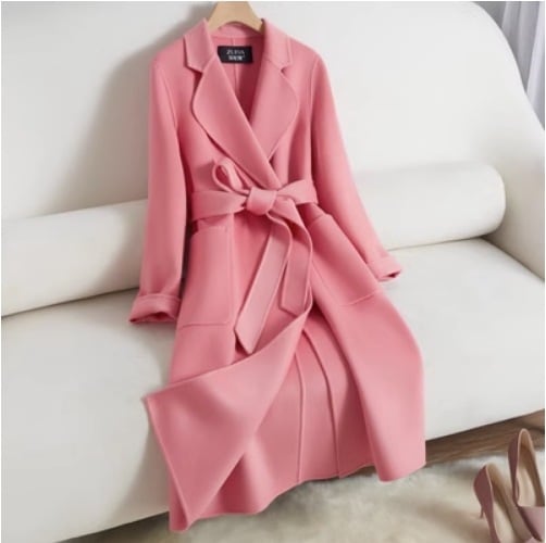 アウター カシミヤコート ウールコート スリムフィット 無地 スーツカラー 冬 ストレート 通勤 ボタン 長袖 ポケット XS S M L XL シンプル ピンク グースイエロー ホワイト 白