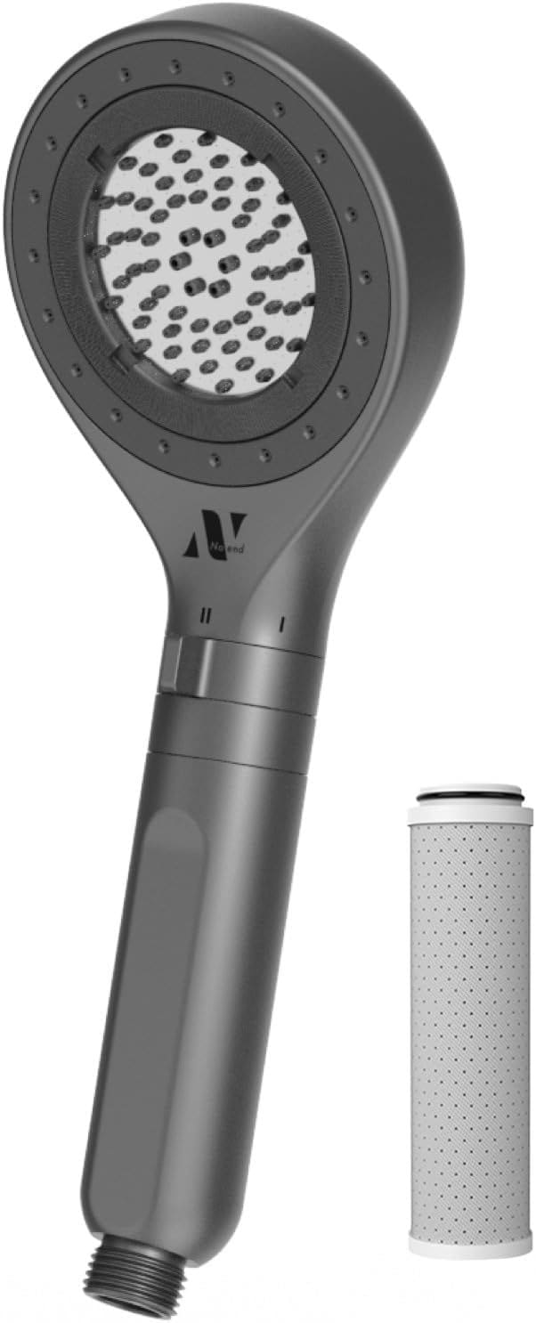 オーガニックファインバブルシャワーヘッド 【99%塩素除去マイクロナノバブル76億個】 【浄水天然素材