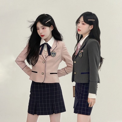 花鈴江南道韓国式学院風スーツJK制服スーツ校女性秋服コート女性ギャル奥さん用