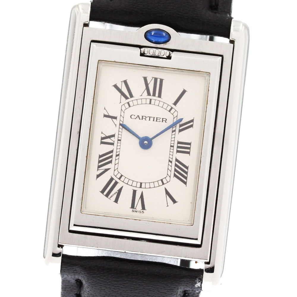 カルティエ CARTIER W1011258 タンクバスキュラントMM クォーツ メンズ _883174【中古】