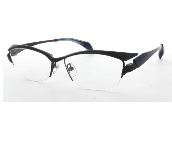 取り寄せ品 ブランドフレーム アミパリグロック GROK GR1982-19-57 ブラック×ブルー