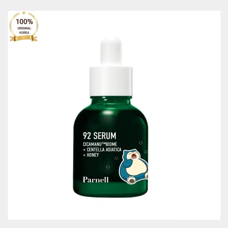 [メガ割] Parnell パネル シカ 92 セラム 30ml ポケモン カビゴン 限定エディション リフィル付 美容液 鎮静 集中ケア 肌トラブル ケア 韓国コスメ 公式 正規品