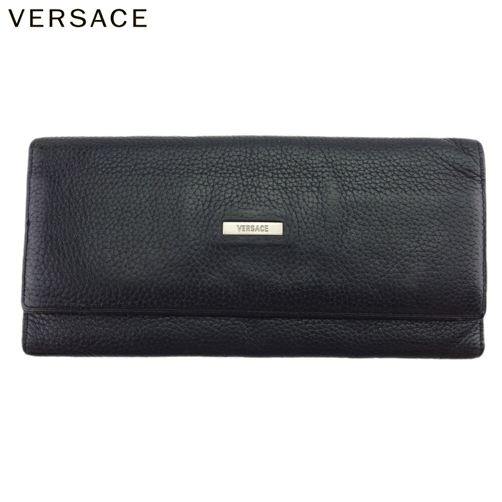 ヴェルサーチ 長札入れ 長財布 メンズ VERSACE 中古