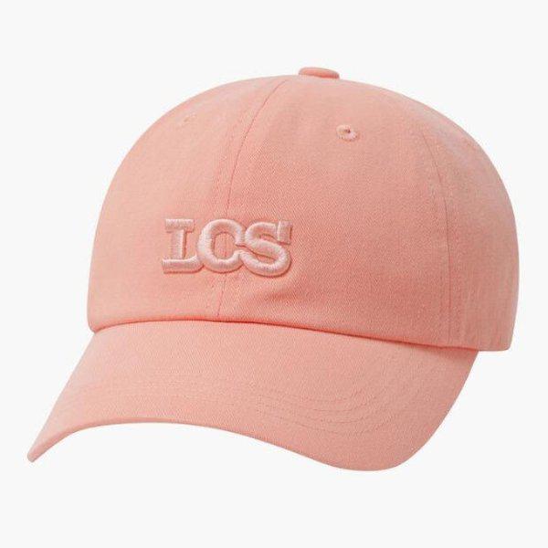 帽子 NQJ QQ123ACP24-LOR ボールドレタリングボールキャップ / LIGHT ORANGE