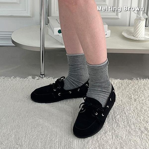 女性ローファースエードローファー秋の靴 KR32