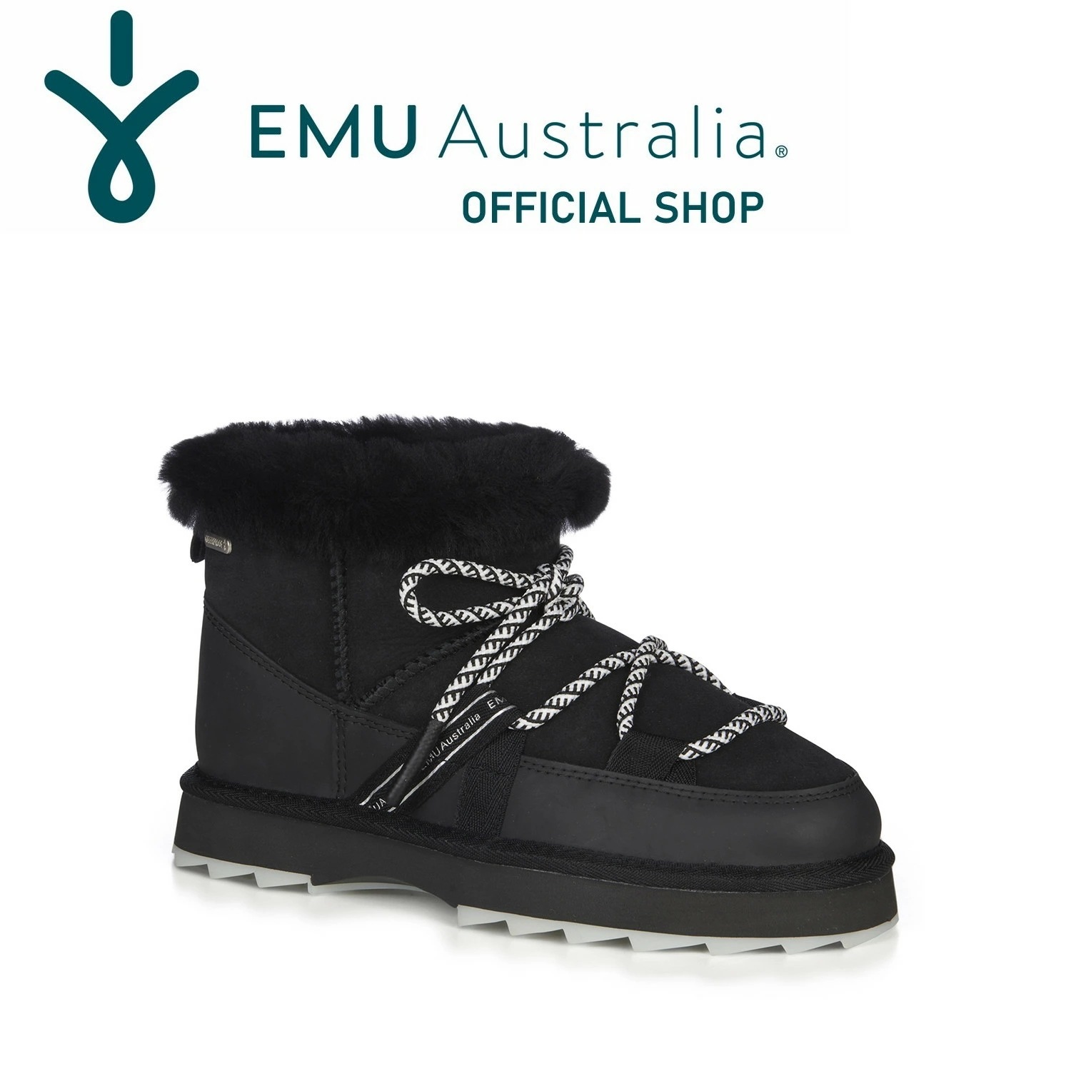【公式】EMU Australia エミュ Blurred Micro ショート ブーツ シープスキン ムートン ファー 厚底 防水 防寒 レディース メンズ 秋 冬 正規 送料無料 22,176円